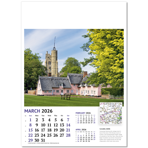 Britain in Pictures Wall Calendar