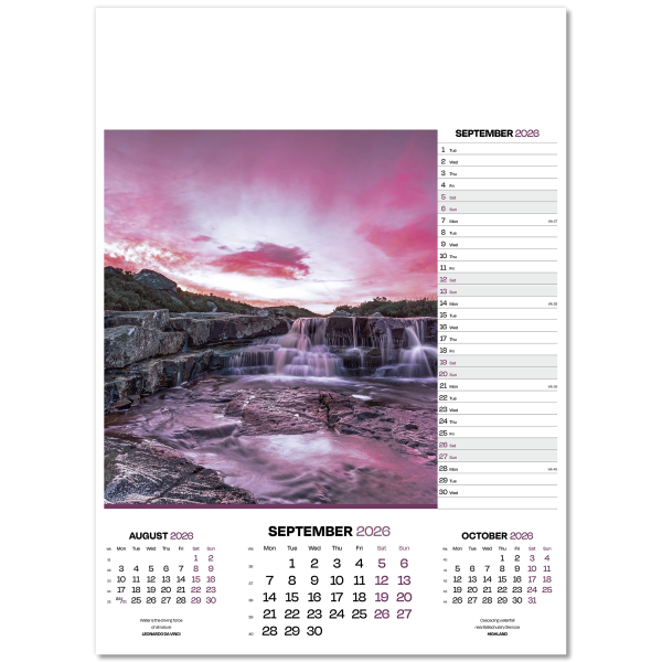 Dawn & Dusk Wall Calendar