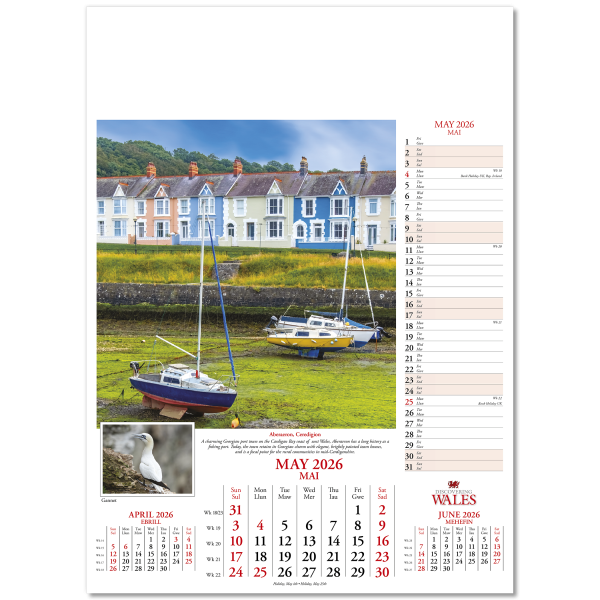 Discovering Wales Wall Calendar