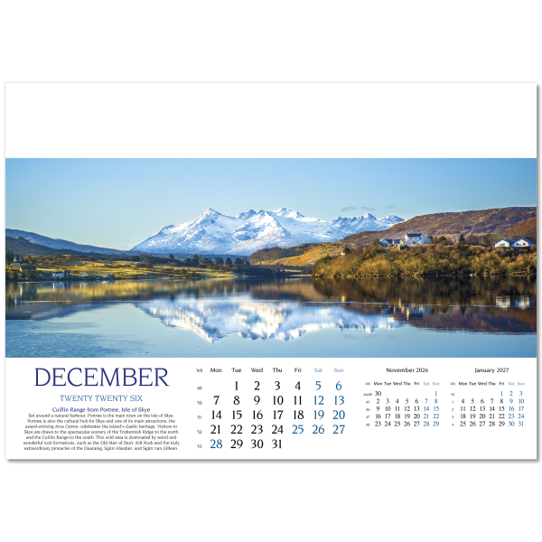 Images of Scotland Wall Calendar