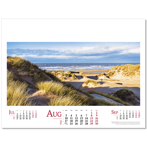 Lakes , Landscapes & Lochs Wall Calendar