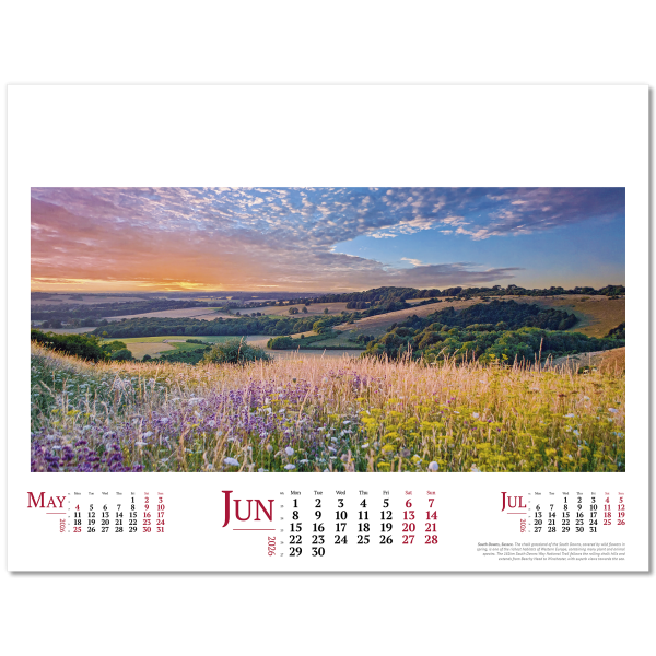 Lakes , Landscapes & Lochs Wall Calendar