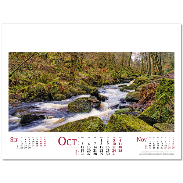 Lakes , Landscapes & Lochs Wall Calendar