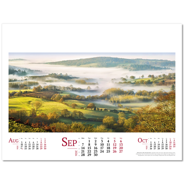 Lakes , Landscapes & Lochs Wall Calendar