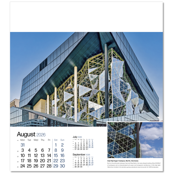 Megastructures Wall Calendar