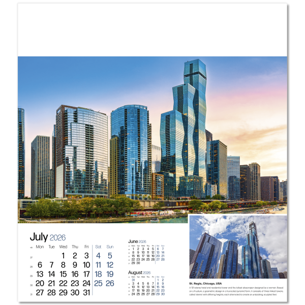 Megastructures Wall Calendar