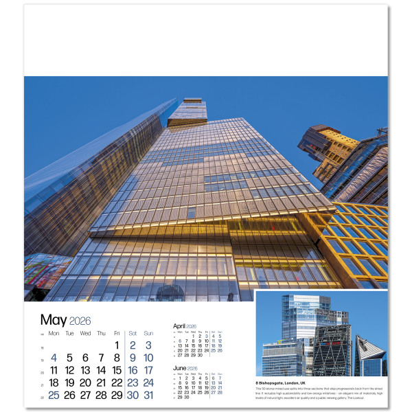 Megastructures Wall Calendar