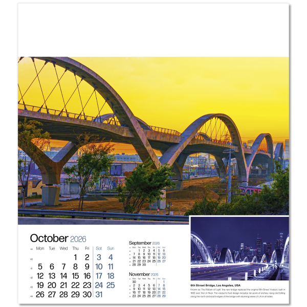 Megastructures Wall Calendar