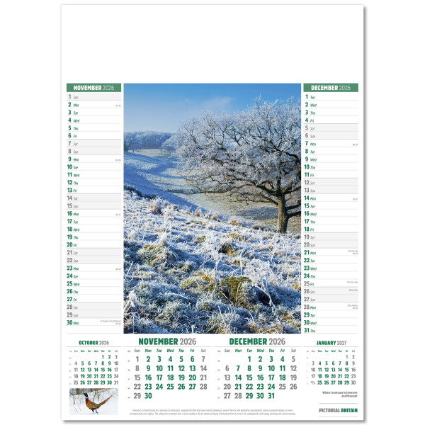 Pictorial Britain Wall Calendar