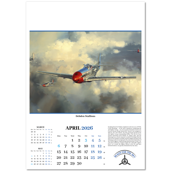 Reach for the Sky Wall Calendar