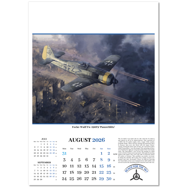 Reach for the Sky Wall Calendar