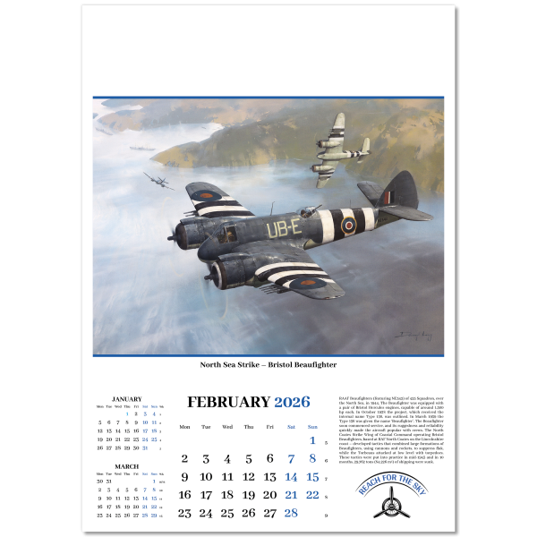 Reach for the Sky Wall Calendar