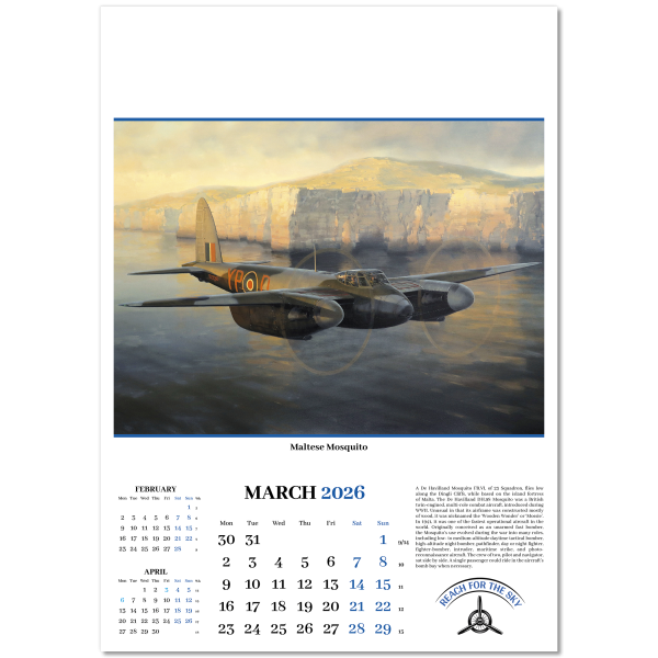 Reach for the Sky Wall Calendar