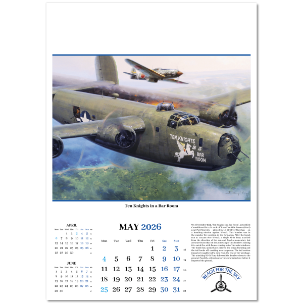 Reach for the Sky Wall Calendar