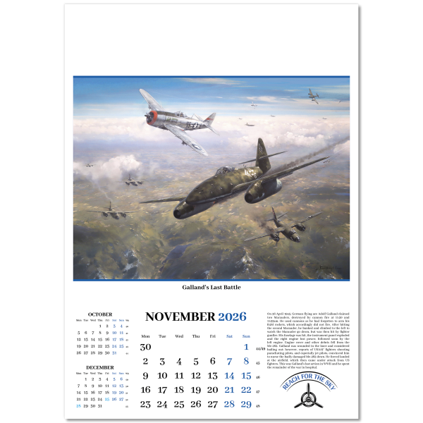 Reach for the Sky Wall Calendar