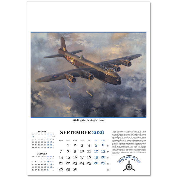 Reach for the Sky Wall Calendar