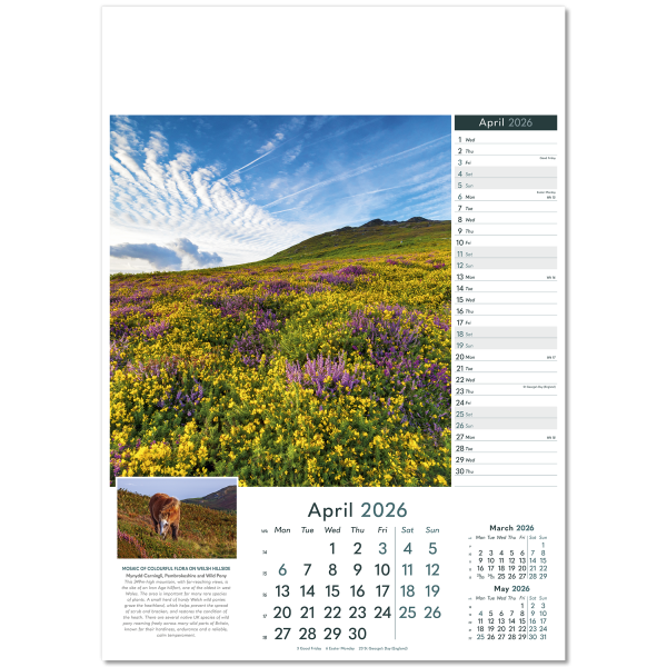 Wonders of Nature Wall Calendar