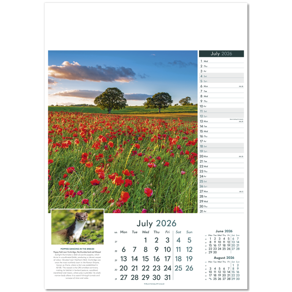 Wonders of Nature Wall Calendar