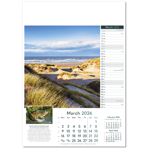 Wonders of Nature Wall Calendar