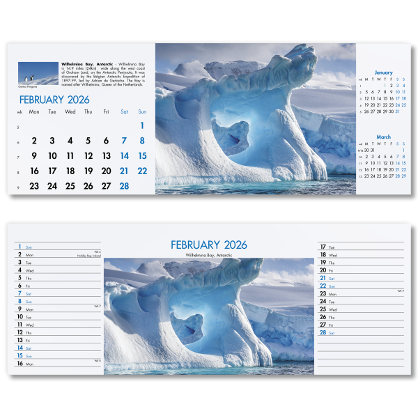 Blue Planet Desk Calendar