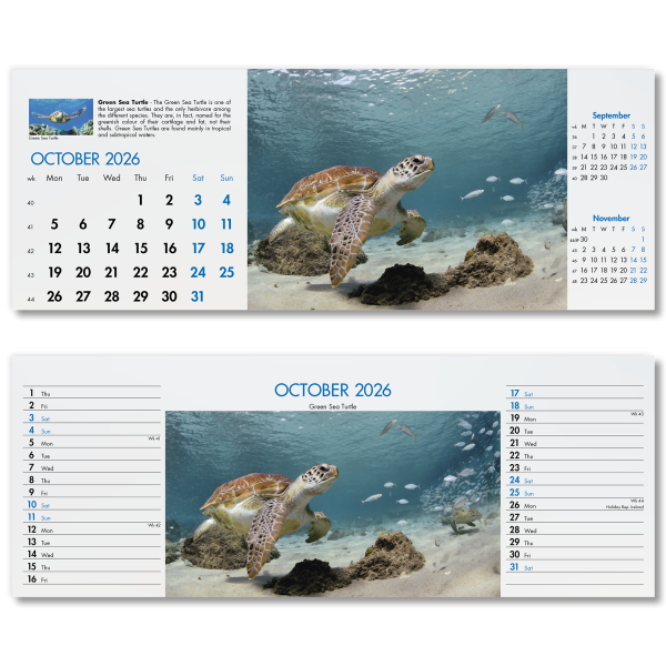 Blue Planet Desk Calendar