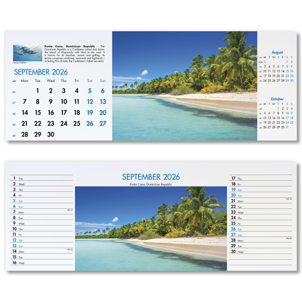 Blue Planet Desk Calendar