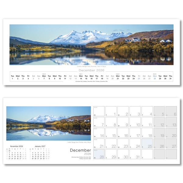 Images of Scotland Desk Calendar