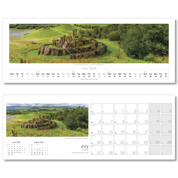 Images of Scotland Desk Calendar