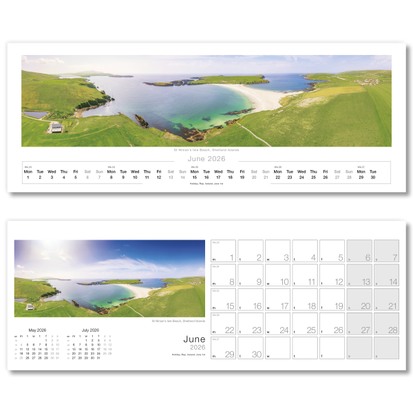 Images of Scotland Desk Calendar