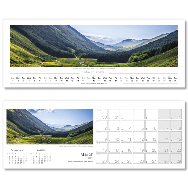 Images of Scotland Desk Calendar