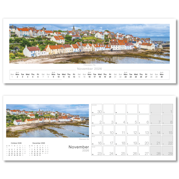 Images of Scotland Desk Calendar