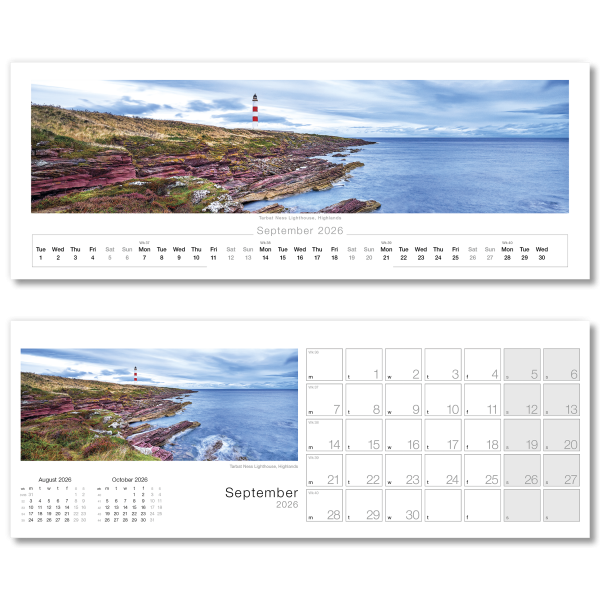 Images of Scotland Desk Calendar