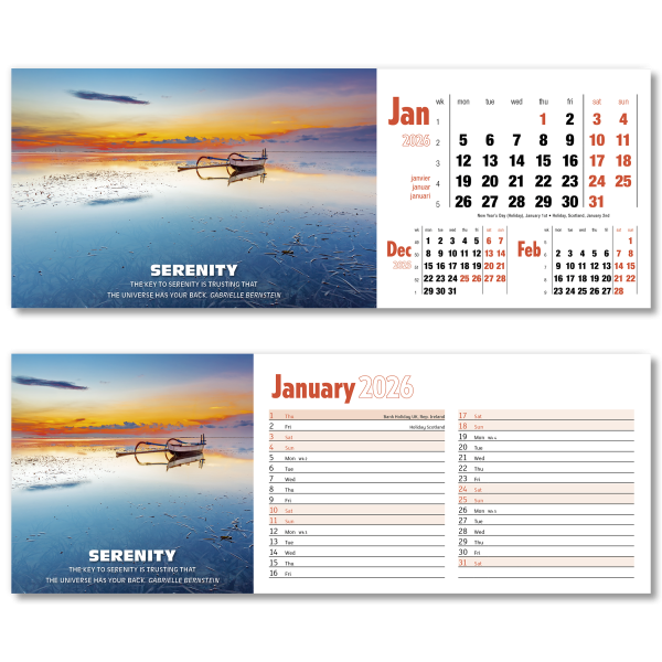 Inspirations Desk Calendar