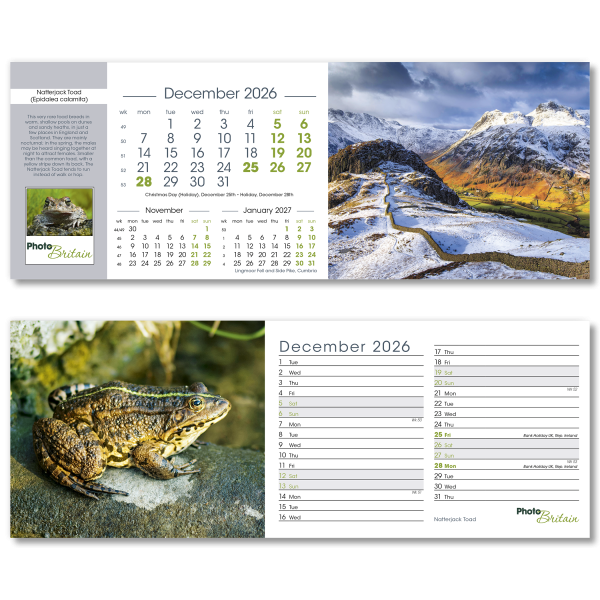 Photo Britain Desk Calendar