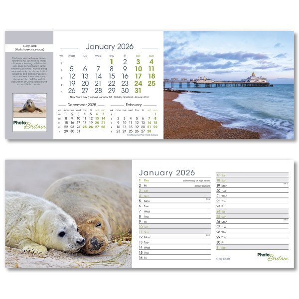 Photo Britain Desk Calendar