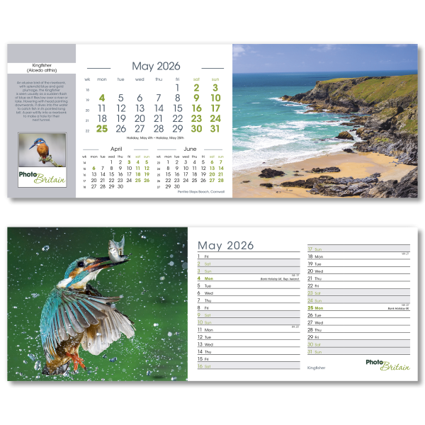 Photo Britain Desk Calendar