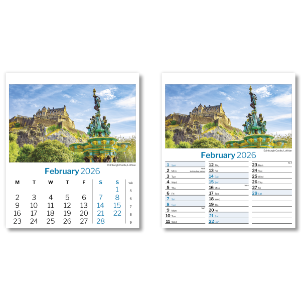 Glorious Britain Mini Desk Calendar