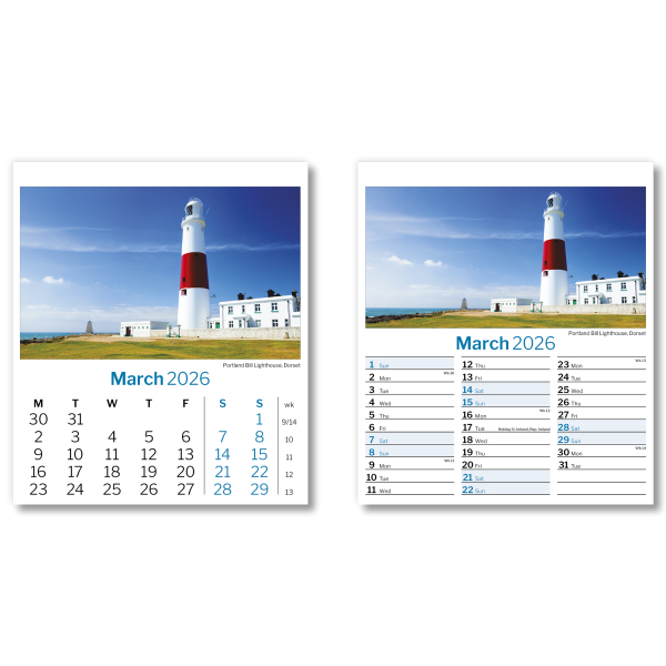 Glorious Britain Mini Desk Calendar