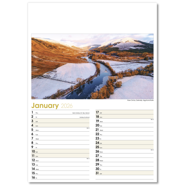 Aspects Wall Calendar - 13 Leaf