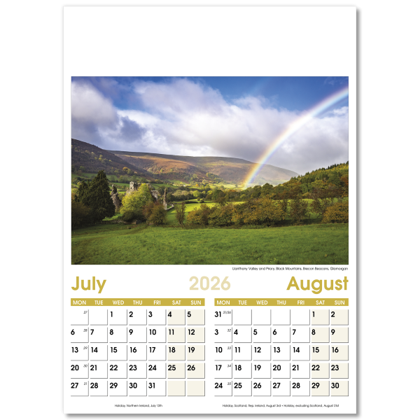 Aspects Wall Calendar - 7 Leaf