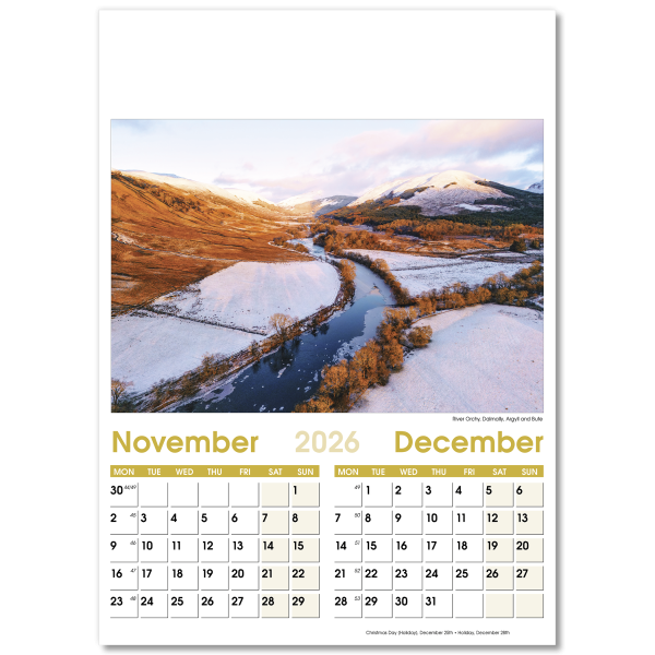 Aspects Wall Calendar - 7 Leaf