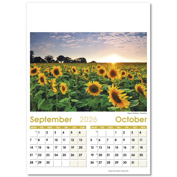 Aspects Wall Calendar - 7 Leaf