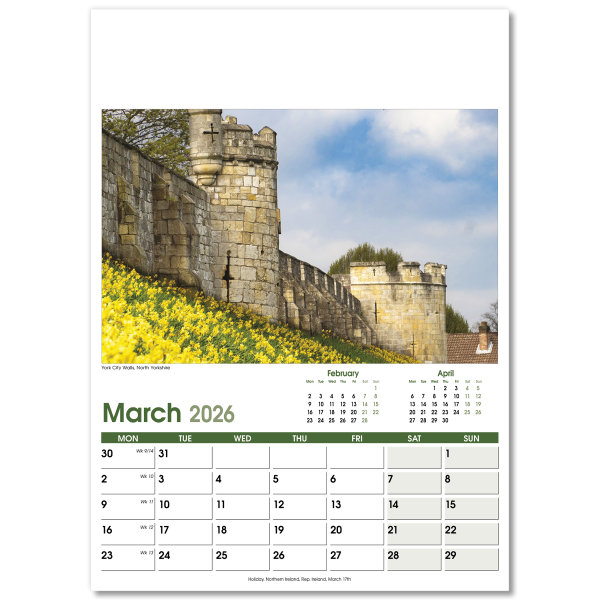 Heritage Wall Calendar - 13 Leaf