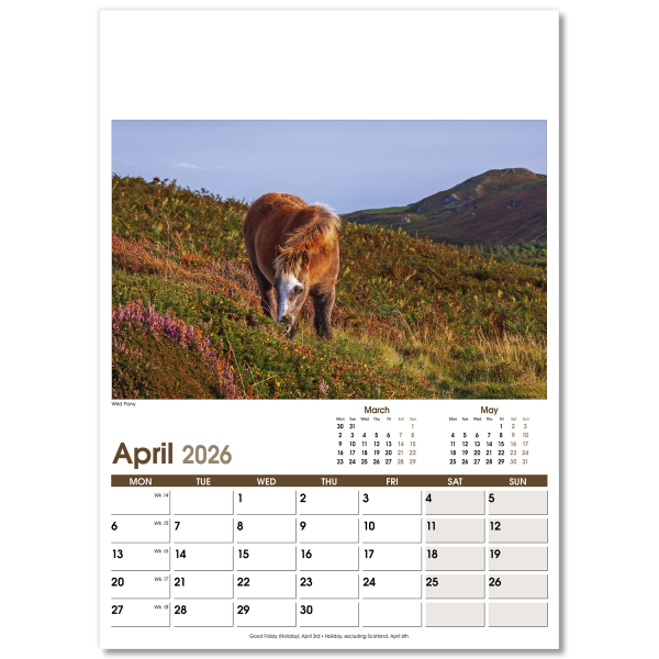 Rural Life Wall Calendar - 13 Leaf