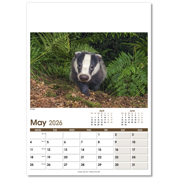 Rural Life Wall Calendar - 13 Leaf