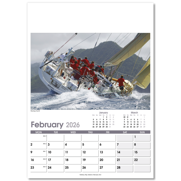 On the Move Wall Calendar - 13 Leaf